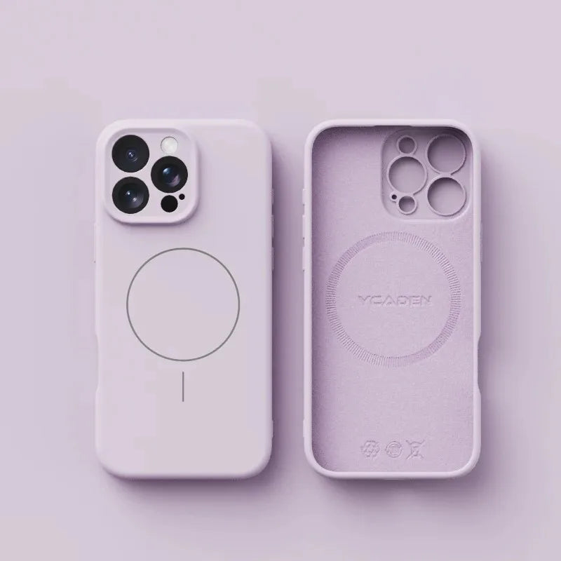 Magnetic Luxury Wireless Charge For Magsafe Phone Cases for iPhone 16 Plus 15 14 13 17 18 Pro Max Original Liquid Silicone Cover