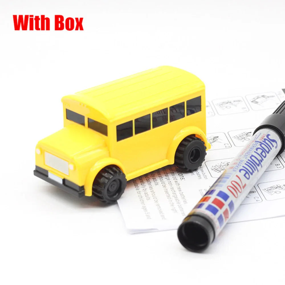 Creative Original Inductive Car Line Follower Magic Pen Toy Follow Any Line You Draw Xmas Gifts Educational Toy
