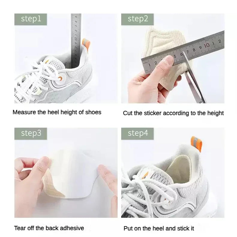 10pcs/set Insoles for Shoes Patch Heel Pads for Shoes Adjustable Size Feet Pad Insole Adhesive Back Sticker Shoes Insert Insole
