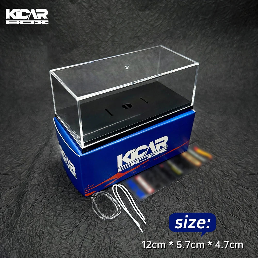1/64 Acrylic Model Car Display Case Box - High Quality Clear Cover for Collectibles Gift (No Car Included) 1pcs